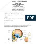 Viswass School & College of Nursing GNM 1 Year Anatomy and Physiology UNIT-13 The Skeletal System Long Questions and Answers