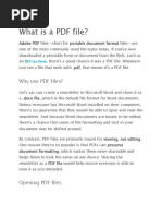 What Is A PDF File?: Why Use PDF Files?