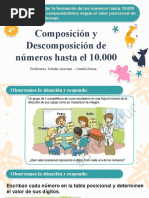 Composicion y Descomposion de Numeros Hasta El 10.000