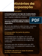 Resumo - Os Mistérios Da Incorporação