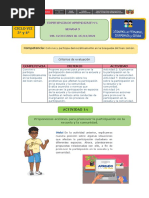 ACTIVIDAD DE APRENDIZAJE N°14 3° y 4°DPCC