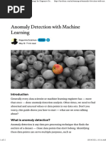 Anomaly Detection With Machine Learning