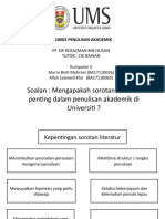 Mengapakah Sorotan Literatur Penting Dalam Penulisan Akademik Di