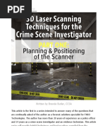 3D Laser Scanning Techniques For The Crime Scene Investigator - Part One