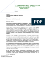 Andahuasi - HdI Carta Sobre Grupo Economico