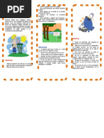 Triptico Cuidado Del Medio Ambiente