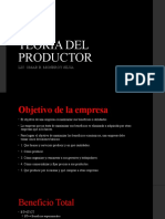 Teoria Del Productor