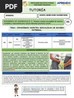 Sesión #1 - Tutoría 4to