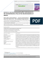 Review of The Environmental Policy Instruments in The Standardization of H For The Decarbonization of Mexico