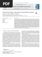 Potentials and Challenges in Lignocellulosic Biofuel Production Technology