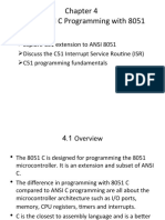 Embedded C Programming With 8051: Objectives