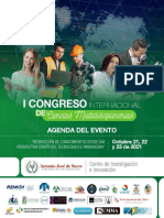 I Congreso Internacional de Ciencias Multidisciplinarias Agenda2