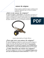 Sensor de Oxigeno