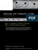 Hacking and Computer Crime