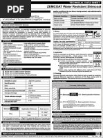 Zemcoat Water Resistant Technical Data Sheet