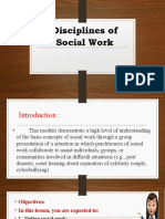 Disciplines of Social Work