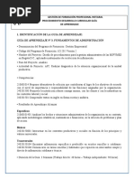 GFPI-F-019 Guia 03. Fundamentos de Administracion