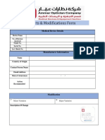 Alerts and Modification Forms