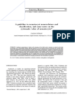 A Guideline To Nematocyst Nomenclature and Classif