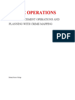 Police Operations: Law Enforcement Operations and Planning With Crime Mapping