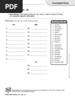 Encyclopedia Brown Vocab Test