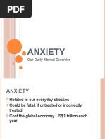 Anxiety: Our Daily Mental Disorder