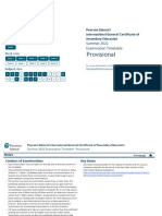 Int GCSE Summer 2022 Provisional