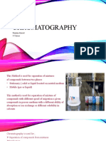 Chromatography: Rayaan Ahmed 9-Yellow