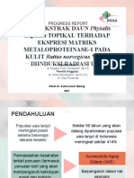 Efek Ekstrak Daun Physalis Ekspresi Matriks Metaloproteinase-1 Pada KULIT Rattus Norvegicus YANG Diinduksi Radiasi Uvb