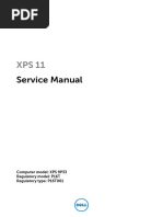 Service Manual: Computer Model: XPS 9P33 Regulatory Model: P16T Regulatory Type: P16T001