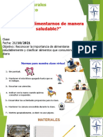 Ciencias Naturales Tercero Básico: "¿Cómo Alimentarnos de Manera Saludable?"