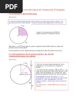 1re S Cerlce Trigo Mesure Angles