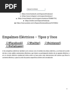 Empalmes Eléctricos - Tipos y Usos