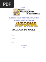 Balanza de Jolly