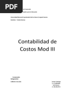 Fundamento Del Costeo Variable y El Costeo Absorbente