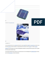 Solar Cell: From Wikipedia, The Free Encyclopedia