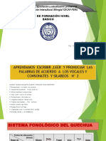 Presentación de Vocales y Consonantes N2°-Practica #2