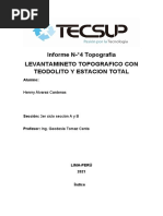 Levantamineto Topografico Con Teodolito y Estacion Total