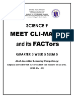 G9 Q3 ES WEEK 5 Factors Affecting Climate 1