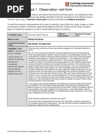 Assessment Task 1 Observation Visit Form (1) Finish