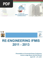 Re - Engineering of IFMIS To Connected Goverment