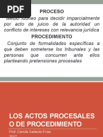 Actuaciones Procesales