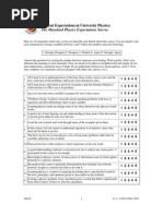 MPEX Sample Survey