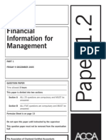 F2 Past Paper - Question12-2005