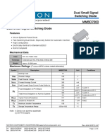 Dual Small Signal Switching Diode