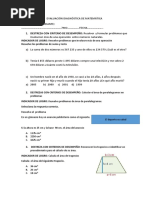 Evaluación Matemática Séptimo