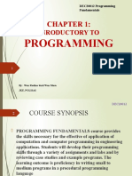 CHAPTER 1 Introductory To Programming