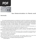 Sex Determination in Plants and Animals Chapter