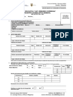 Registro Acumulativo Uecech 2021 - 2022