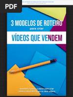 3 Modelos de Roteiros de Vídeos para Criar Vídeos Que Vendem